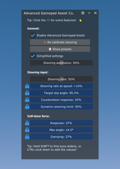 Advanced Gamepad Assist
